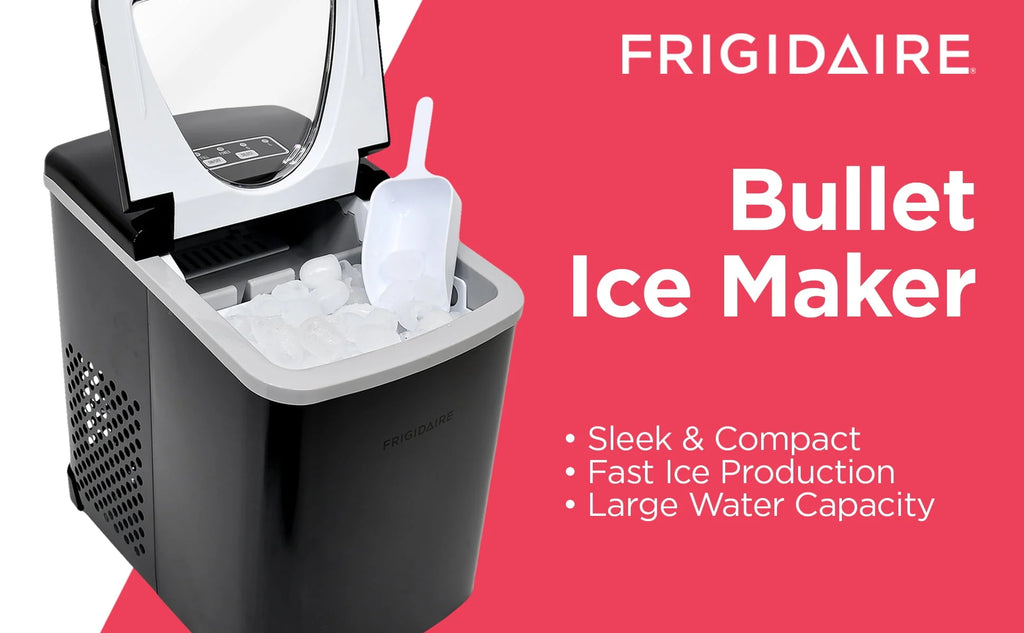 Countertop Ice Maker Black Stainless Steel V1057