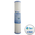 20 x 4.5 30 Micron Pleated Polyester Sediment Water Filter 4 Pack Y1144