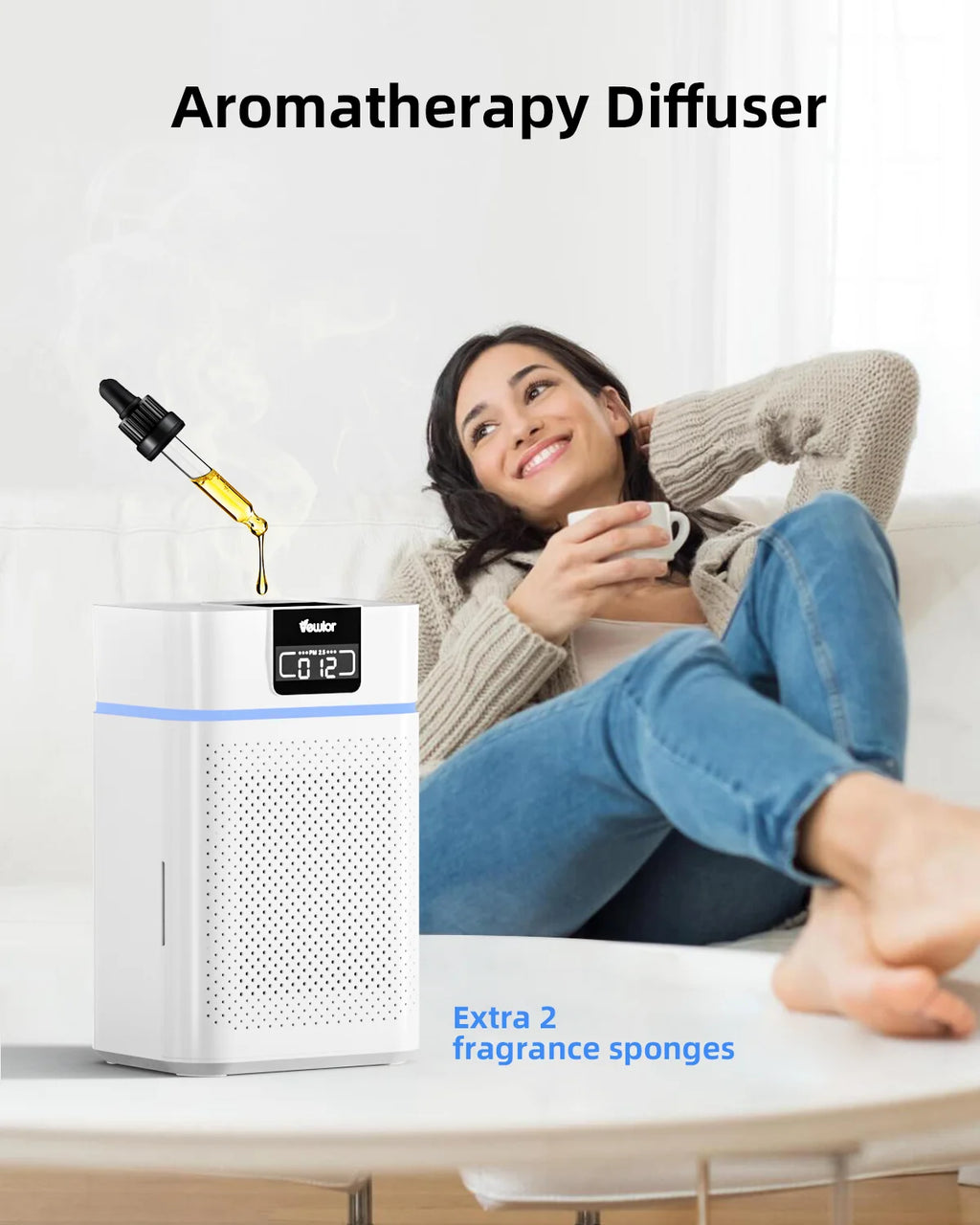 White HEPA 13 Air Purifier R30634