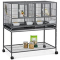 Breeder Parakeet Bird Cage for Canary Cockatiel Parrot Lovebird, Size: 37.6 R982