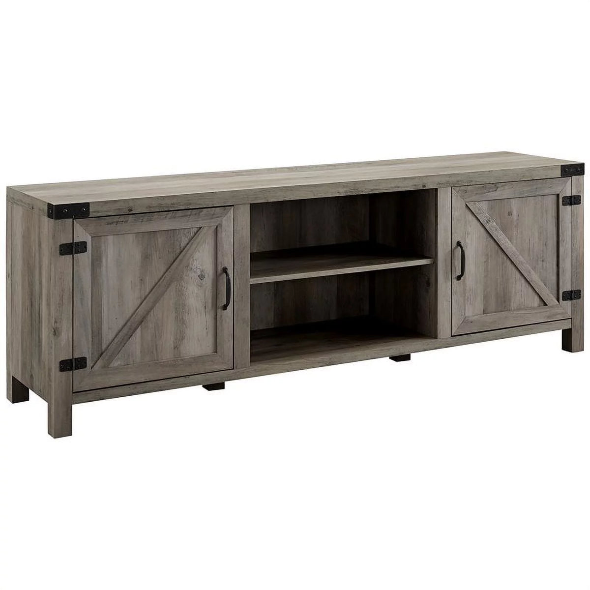 4 Piece TV Stand Coffee Table and 2 End Tables in Gray Z250