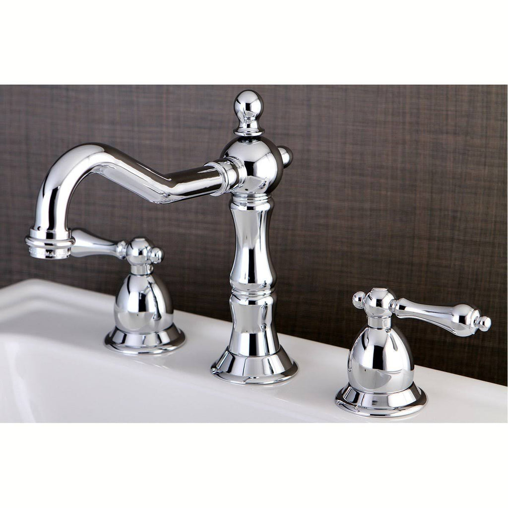 Polished Nickel Widespread Bathroom Faucet Z1096
