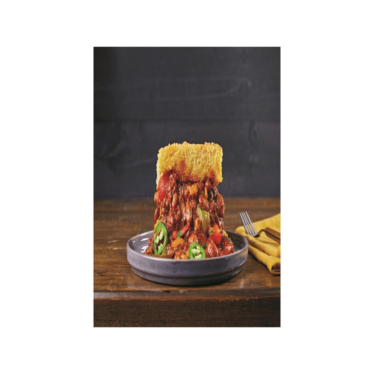 Canned Beef Chili, 6 lb 11 oz (Pack of 6) Q52649