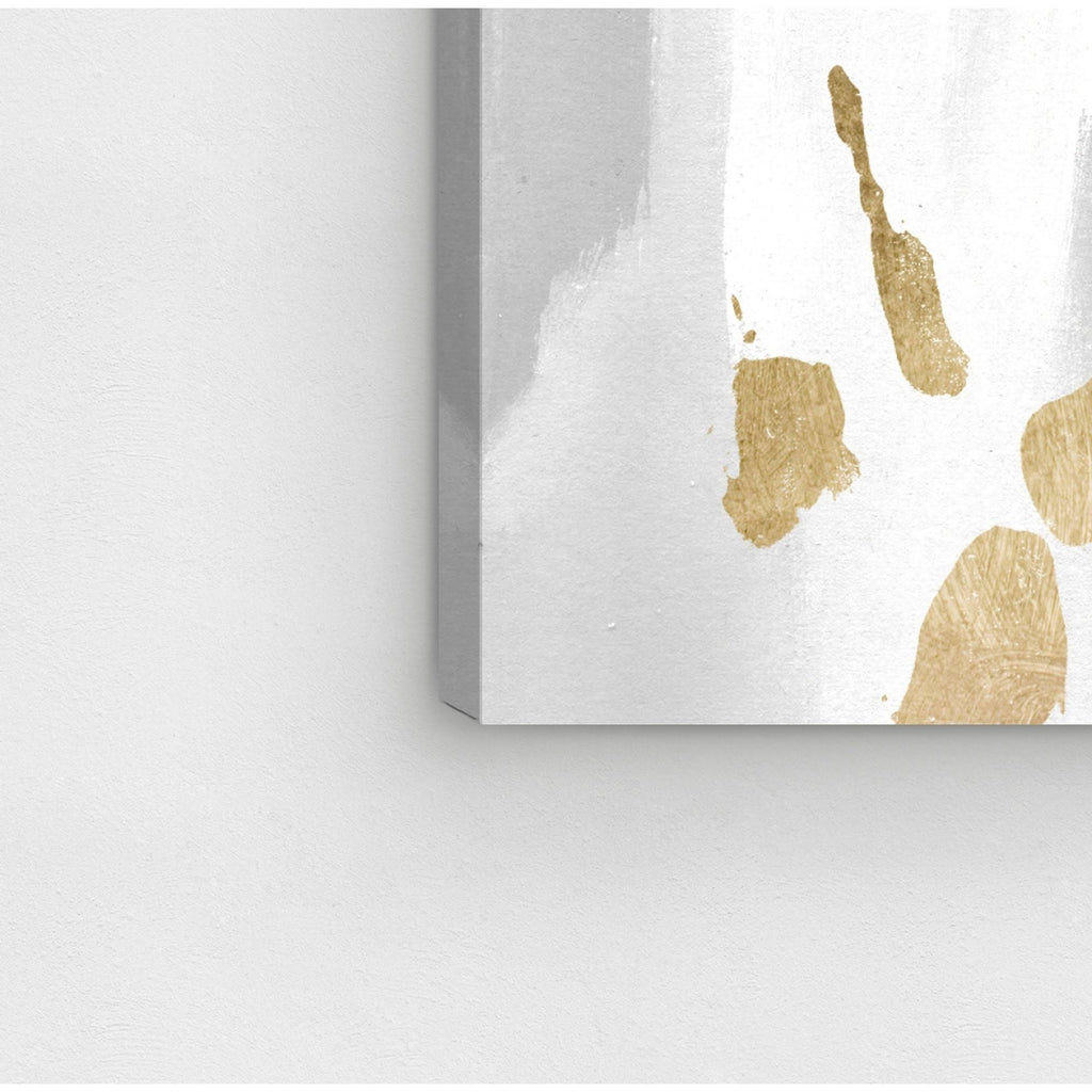 Gold and Noir Canvas Art F823