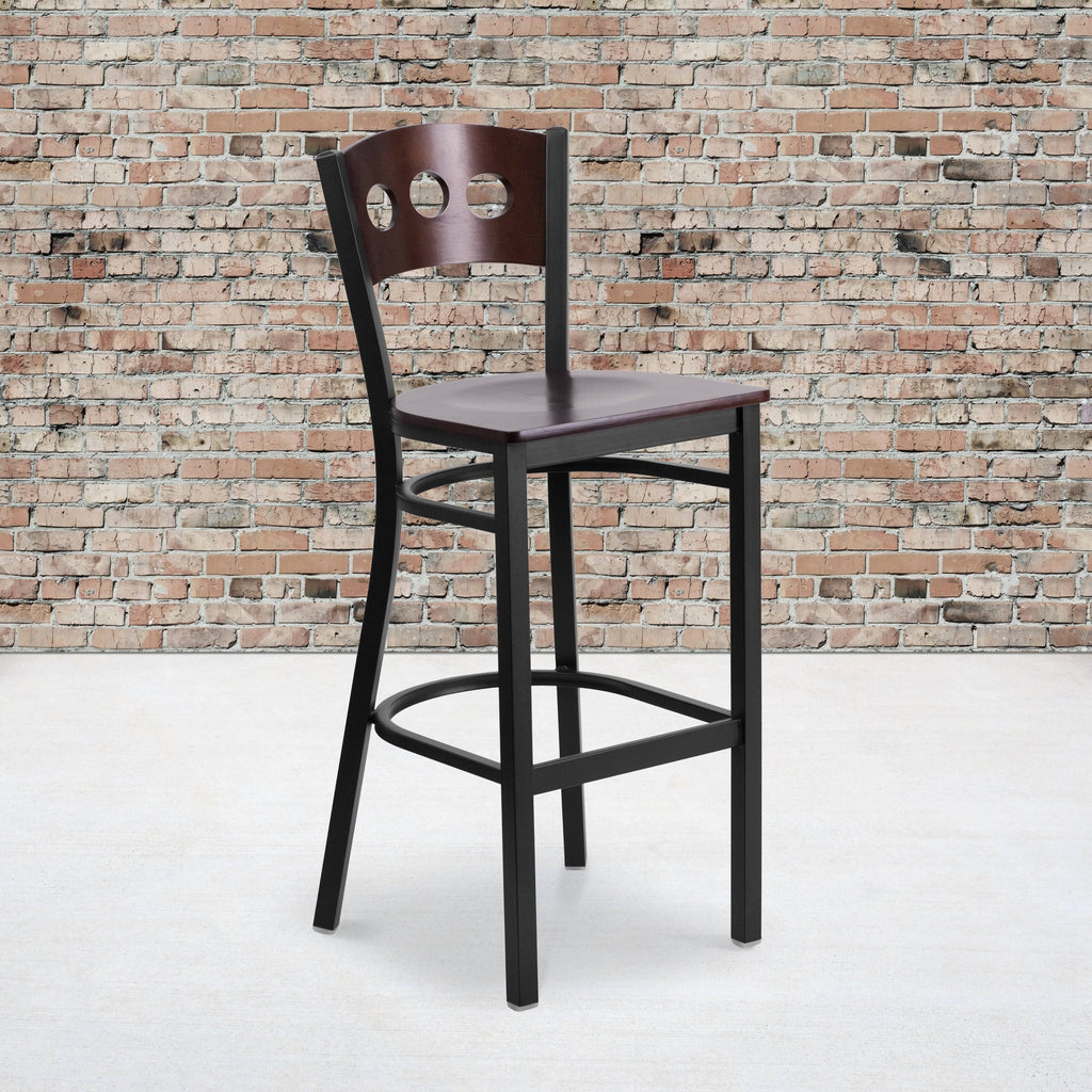 2 Pk. Metal Barstool H401