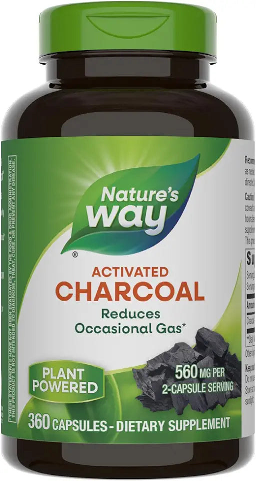 Activated Charcoal 560 mg 360 Capsules S8567