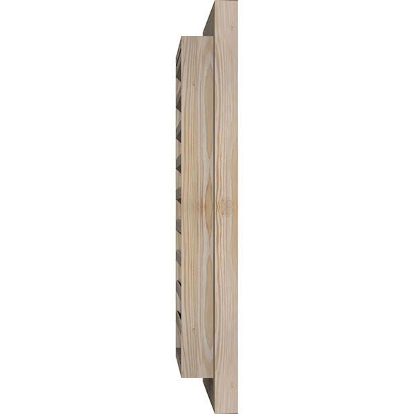 Unfinished Smooth Pine Gable Vent F318