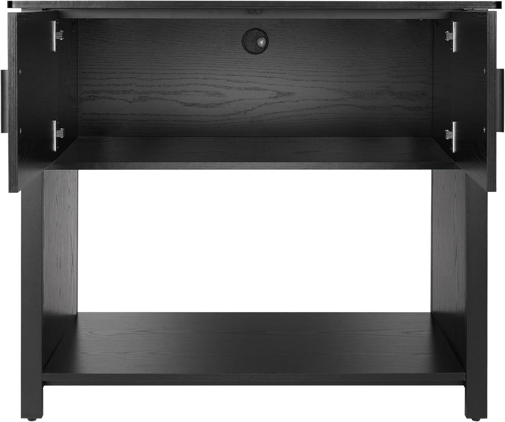 Aquarium Stand, 40-50 Gallon, Metal Frame, 18.9" D x 36.6" W x 32" H H994541