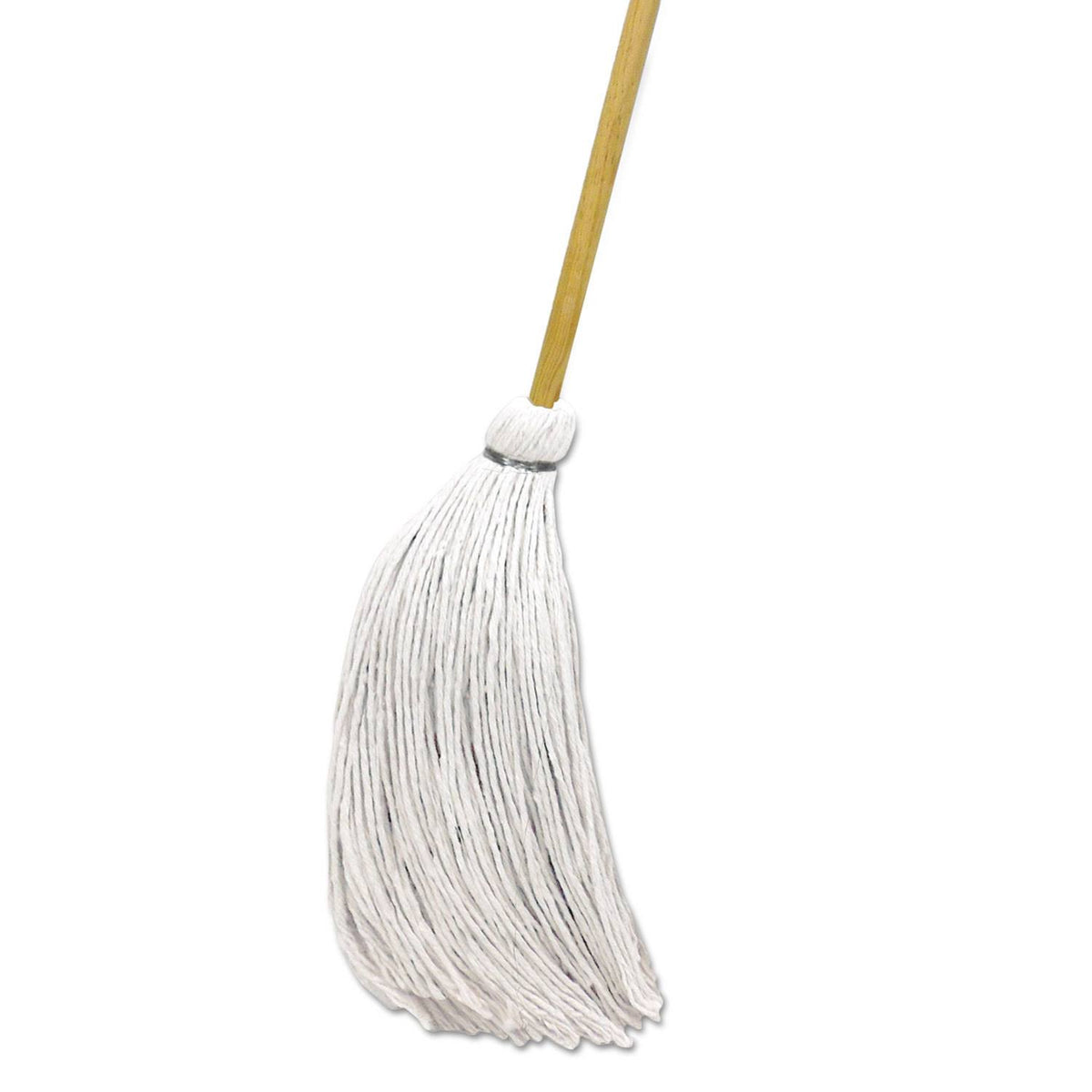 16 oz Rayon Deck Mop with Wooden Handle, 12/Carton L716058