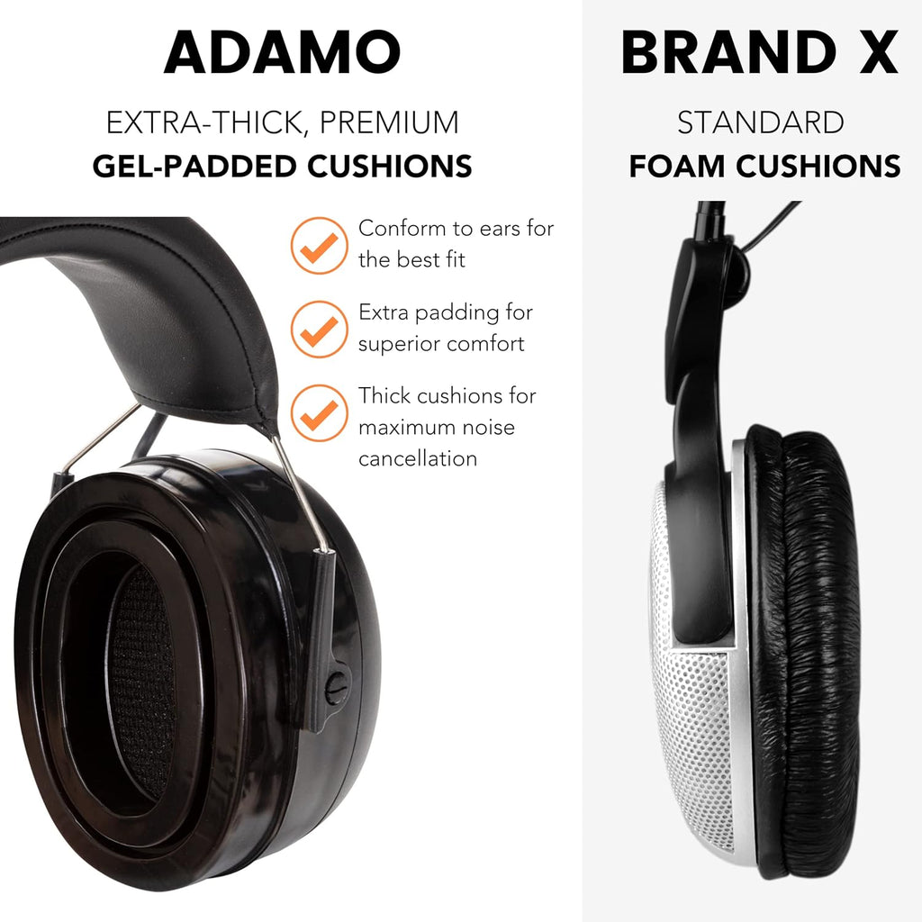 Bluetooth 5.0 Noise Reduction Safety Earmuffs with Adjustable Headband K804045