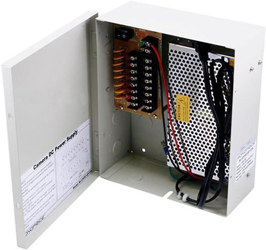 16 Channel CCTV Camera Power Supply 12VDC 10Amps A1291