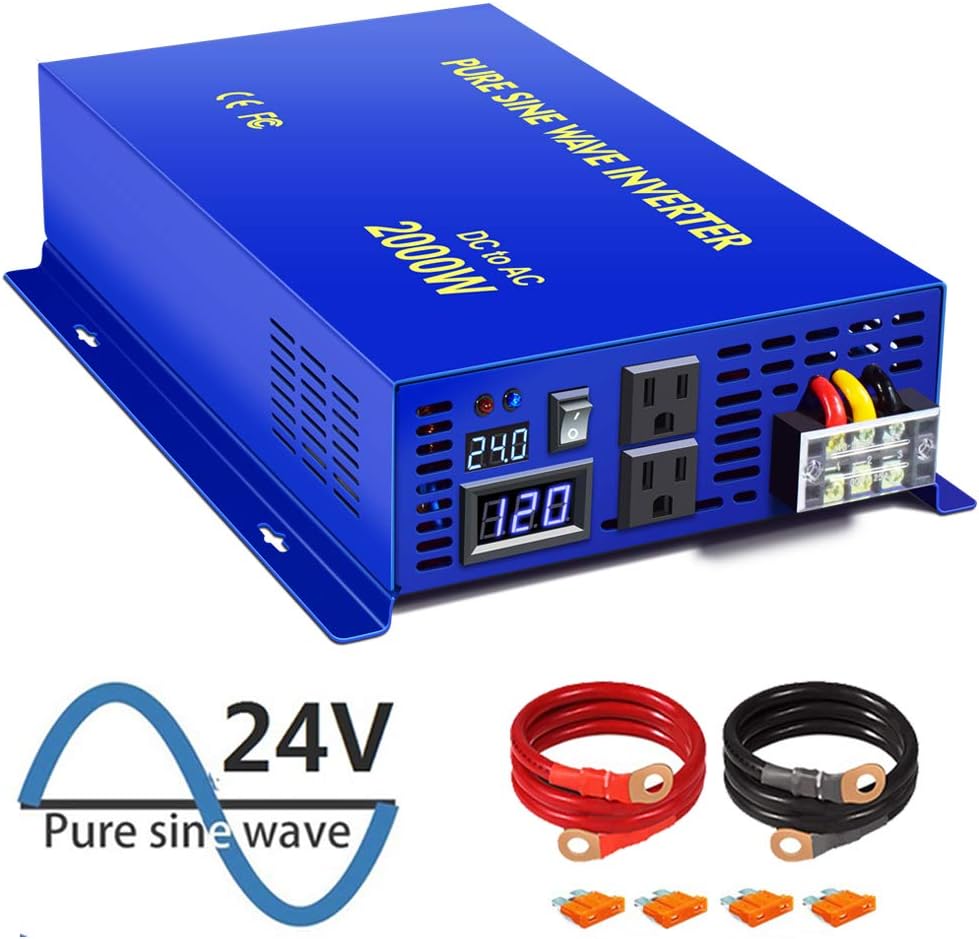 Pure Sine Wave Power Inverter 3000W 24V DC to AC 110V G800