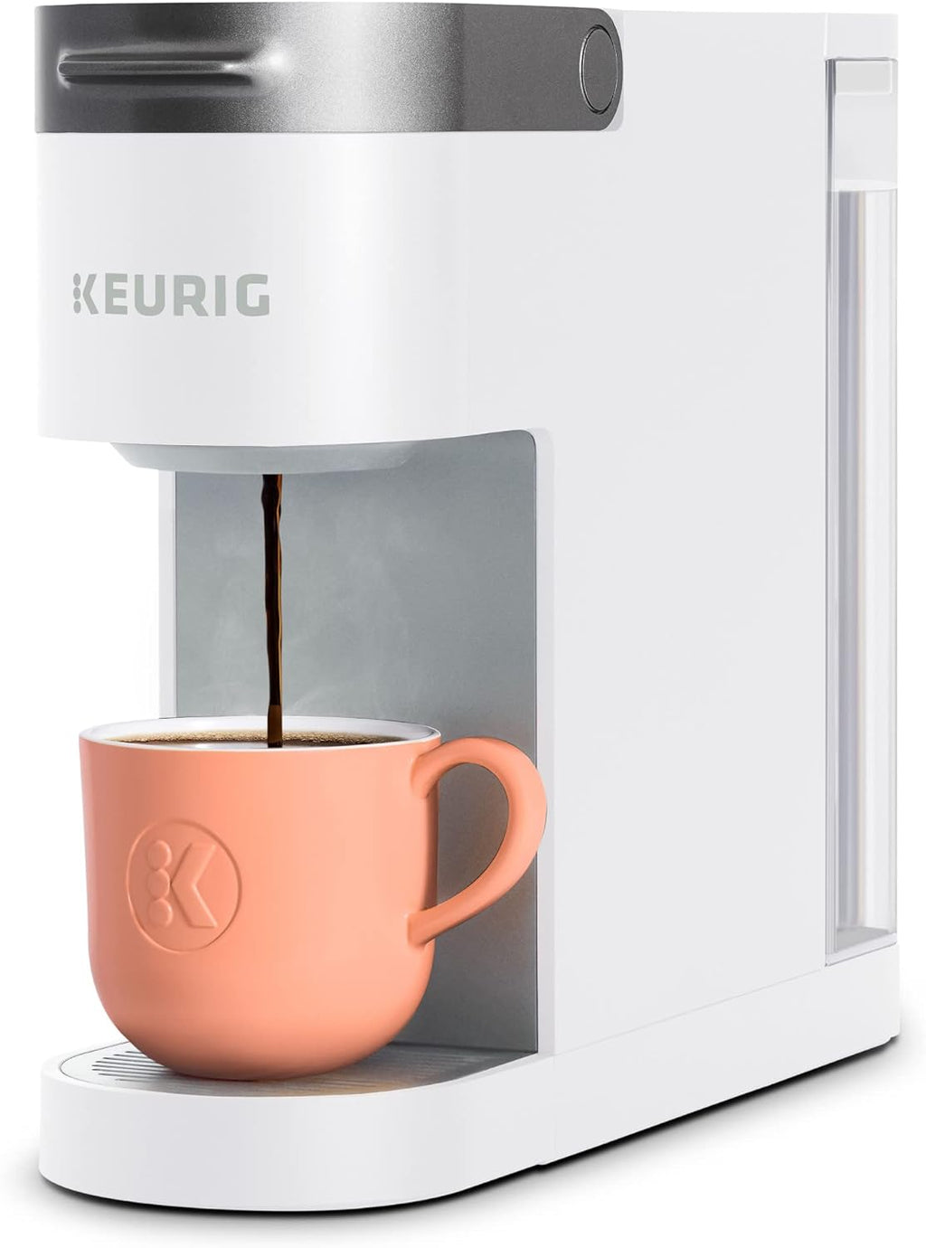 White Single Serve K-Cup Pod Coffee Maker & Black Single Serve Coffee Maker G27957