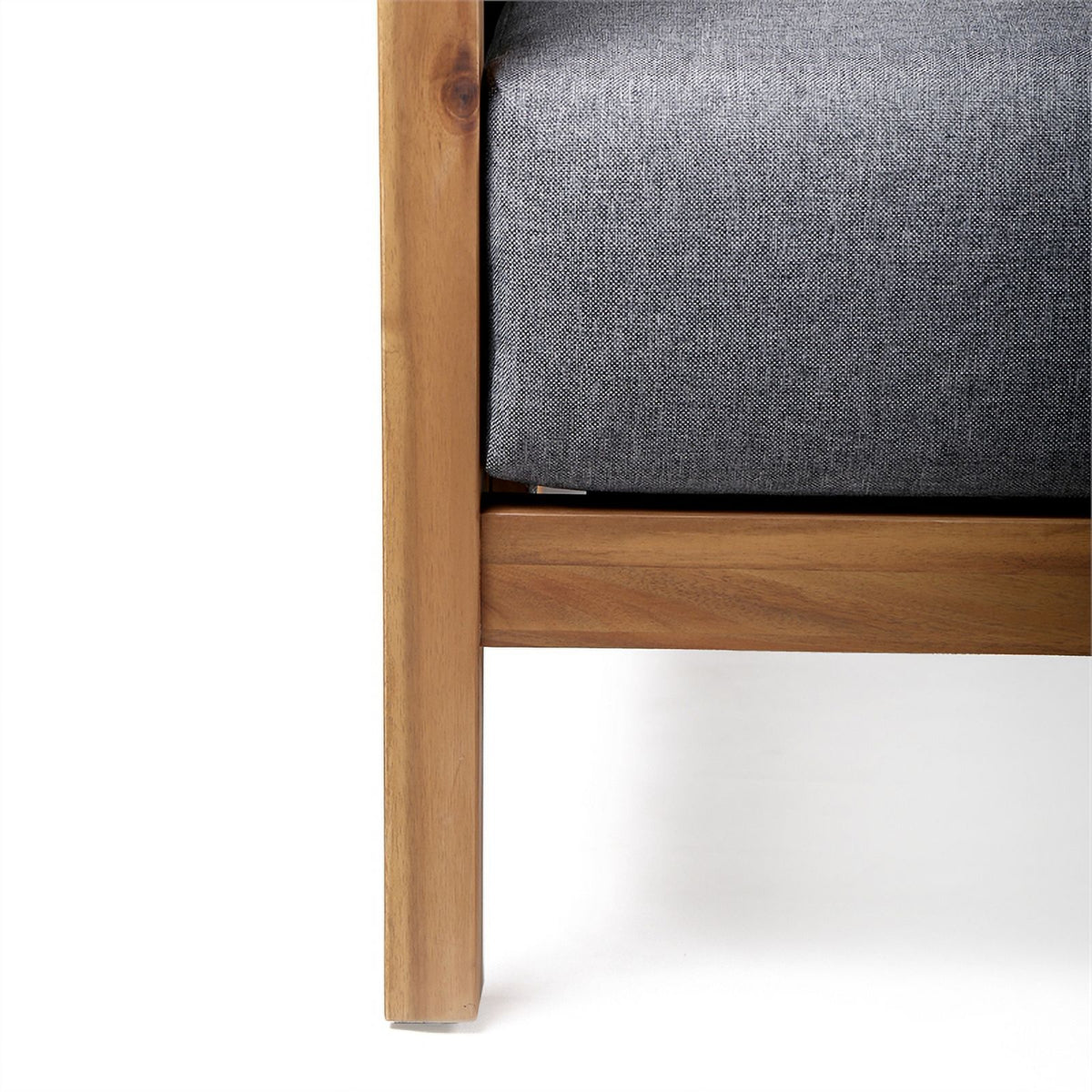 Dark Gray Polyester Fabric Outdoor Sofa J188