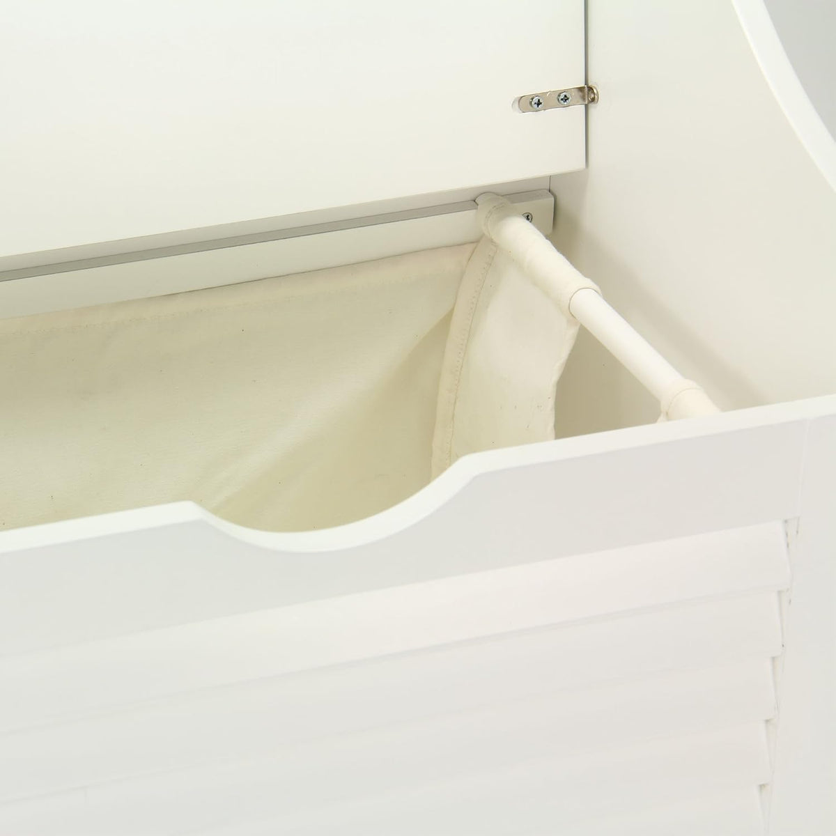 Single Load Hamper Cabinet Seat Q13005
