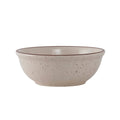 15 oz Narrow Rim Nappie in Eggshell American White with Brown Speckles, Case of 36 L355