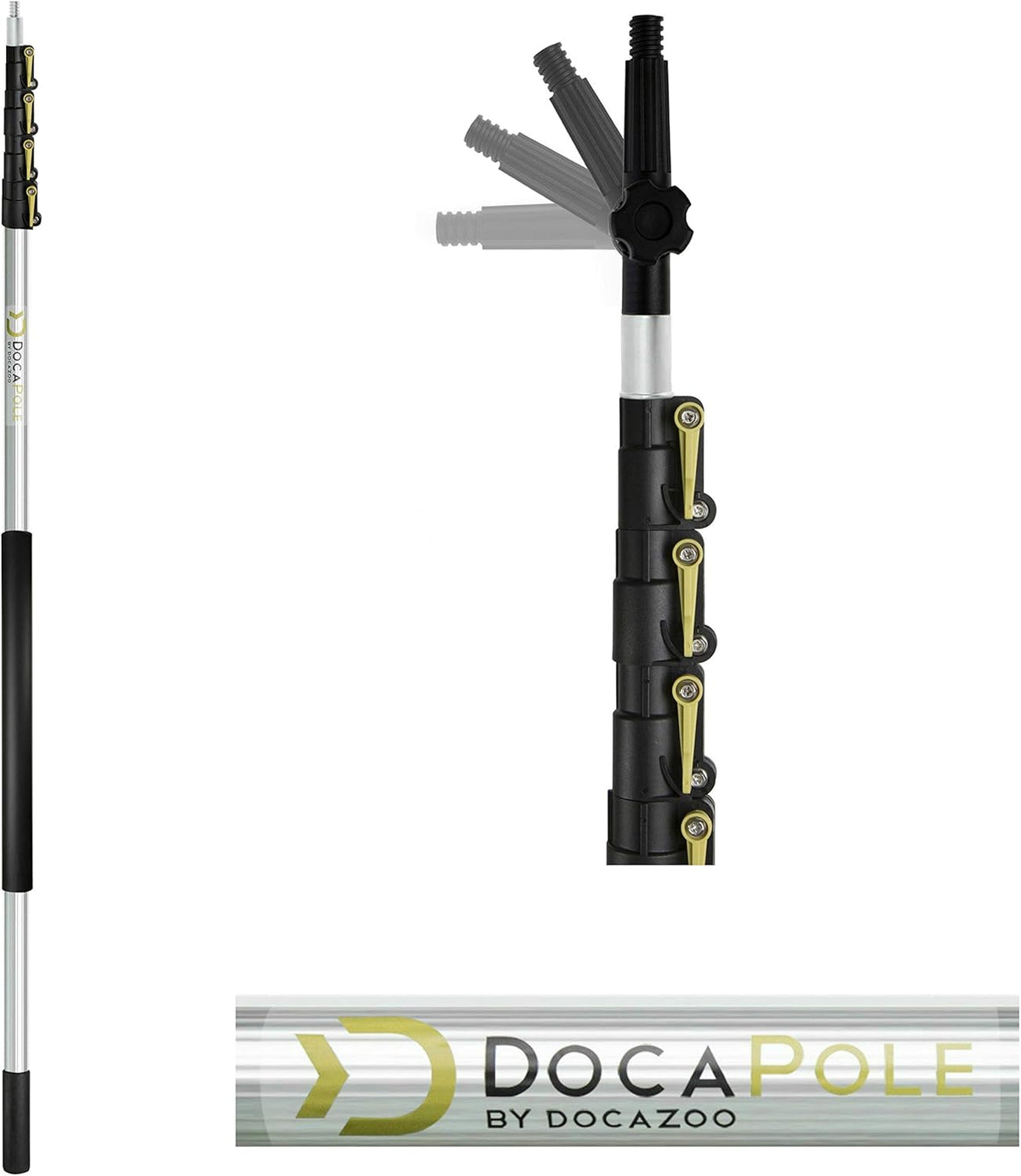 Hard Bristle Scrub Brush with Telescopic Extension Pole W8803