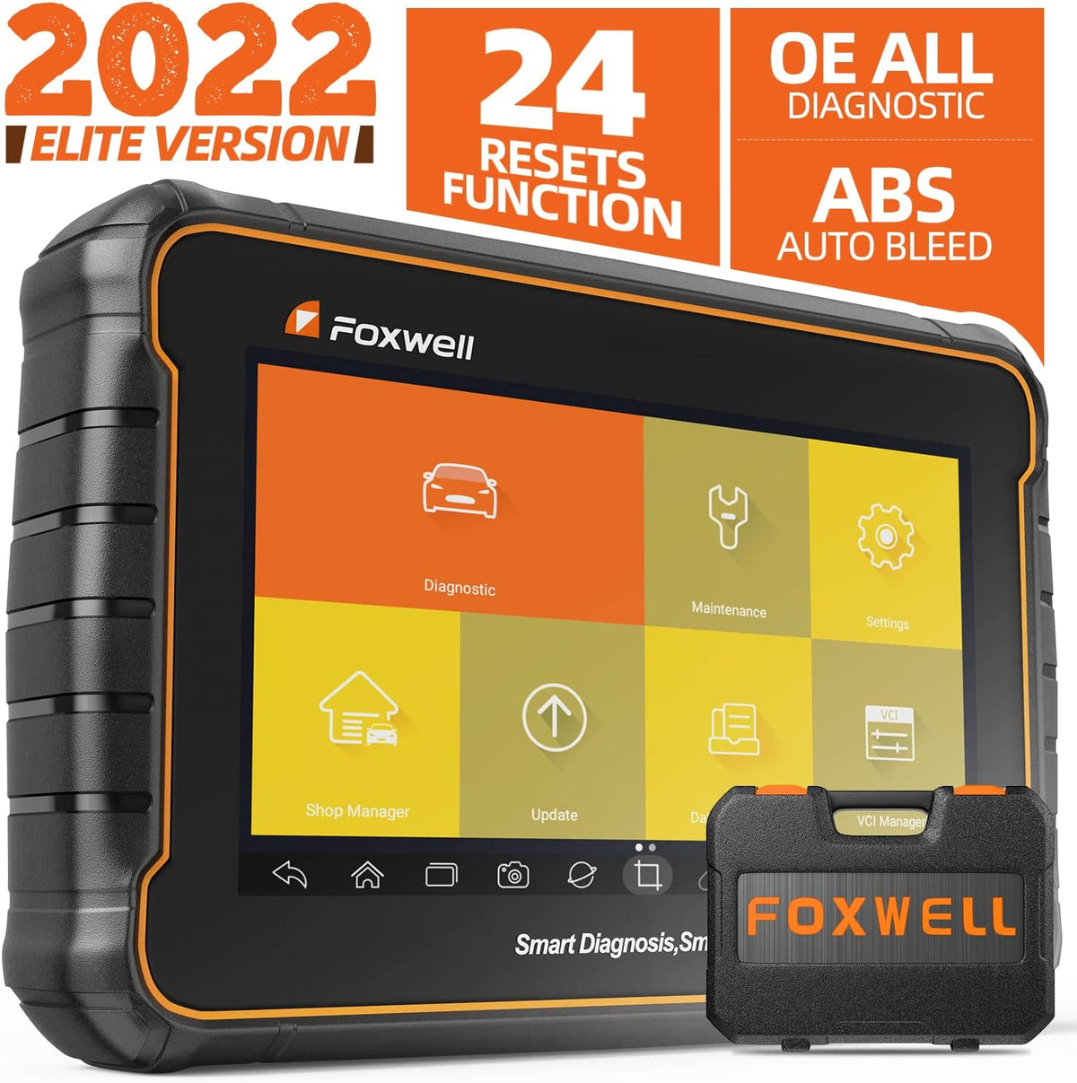 Automotive Diagnostic Scan Tool with ABS Bleeding and Oil Reset H665043