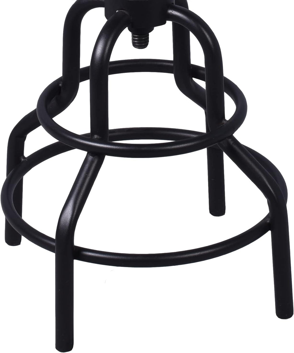 Industrial Vintage Bar Stool, 27 Inch, Set of 2 D481