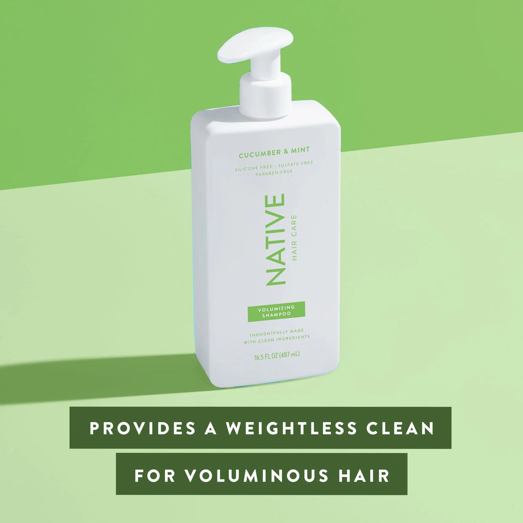Volumizing Shampoo Cucumber & Mint Sulfate & Paraben Free 16.5 oz Q682358