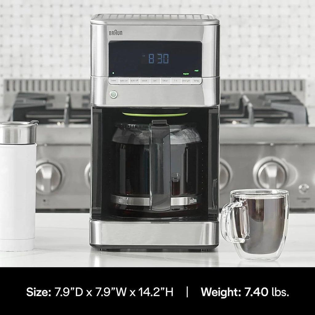 12-Cup Stainless Steel Drip Coffee Maker Q356