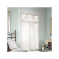White 28.75X60 Faux Wood Cordless Blind J14275