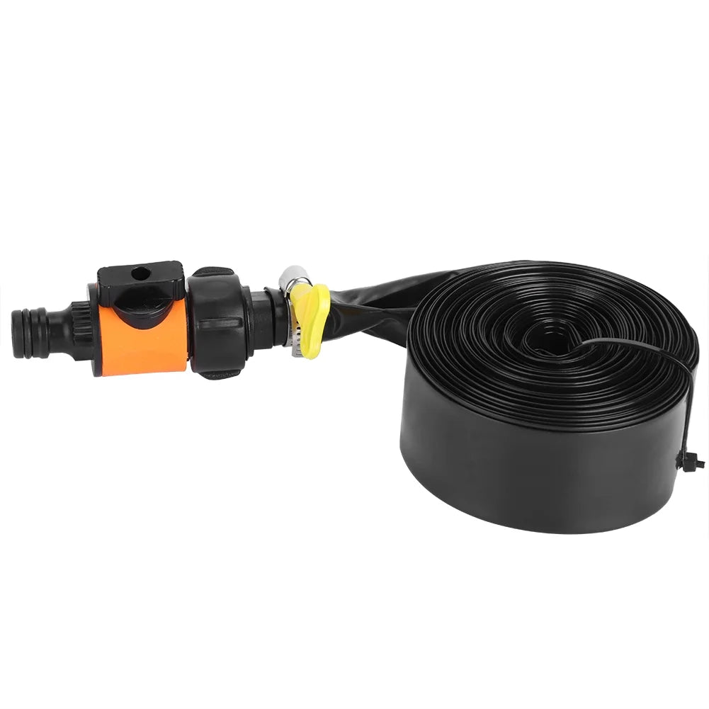 Rociador de agua de trampolín al aire libre PVC Naranja 15m M93860