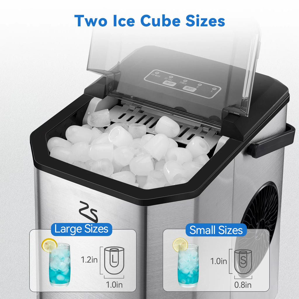 Countertop Ice Maker Self-Cleaning Bullet Ice J4428