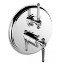 Polished 24K Gold Thermostatic Trim with Volume Control and 2 Way Diverter I29017