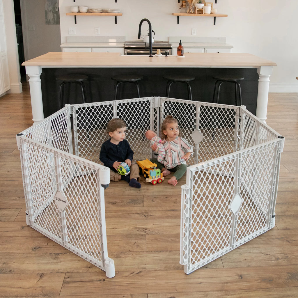 Gray Plastic Baby Play Yard F684414