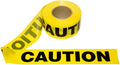 Yellow Caution Barricade Tape, 3 in. x 1000 ft. Roll, 12-Pack Pack of 2 B740