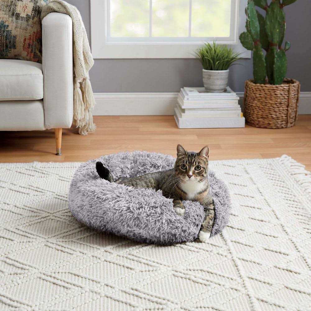 Plush Soft Rounded Dog Bed I45446