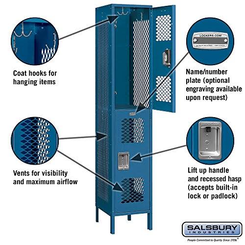 Extra Wide Vented Metal Locker G68020