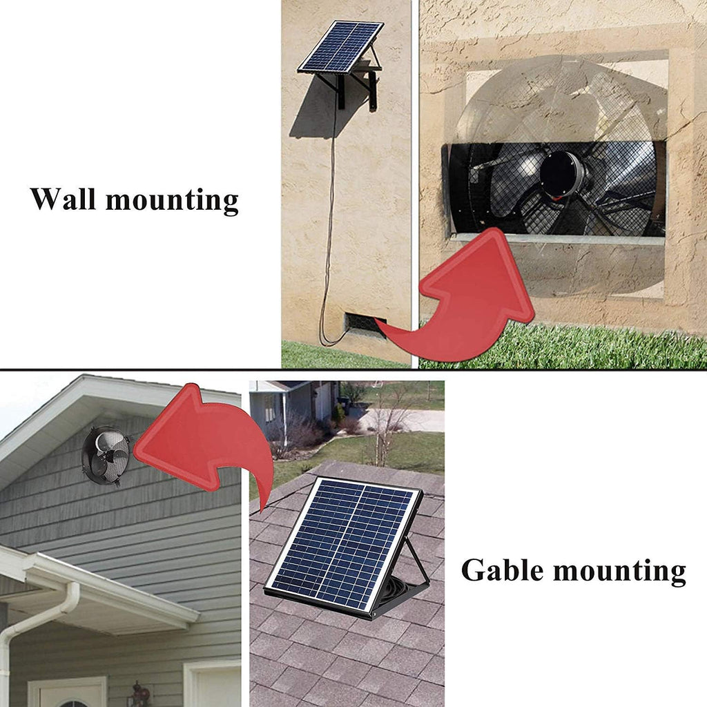 Solar Powered Exhaust Fan with Thermostat B47018