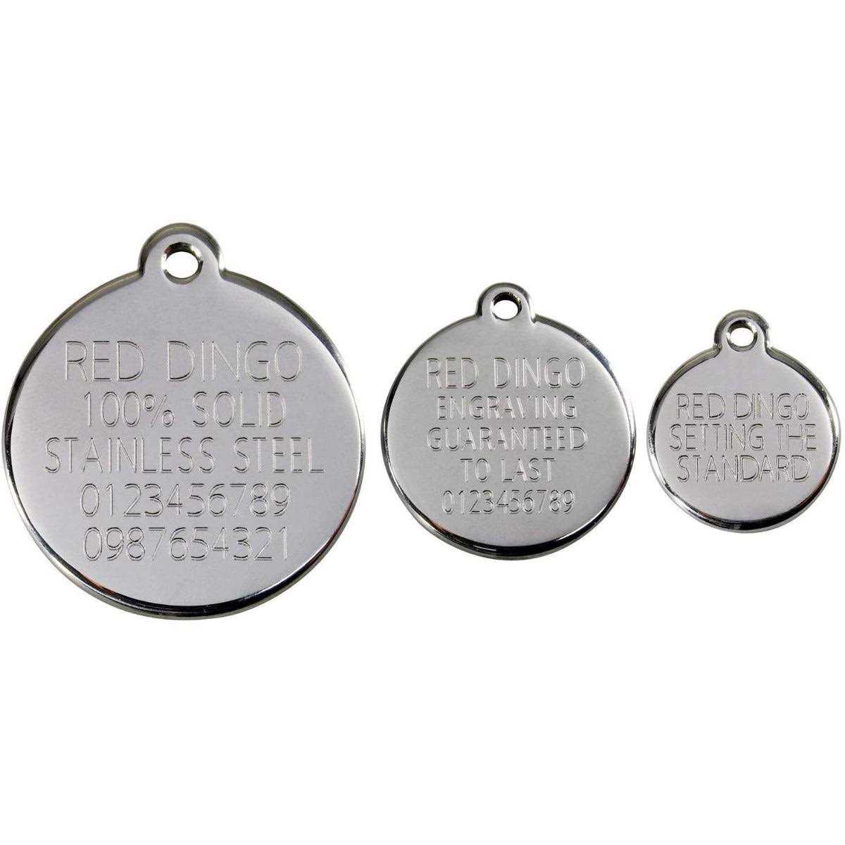 Enamel Pet ID Tag Heart M7111