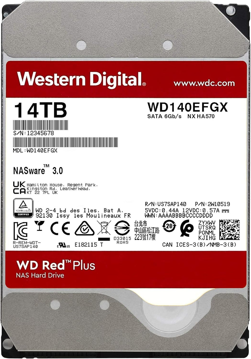 6TB NAS Internal Hard Drive HDD G920862