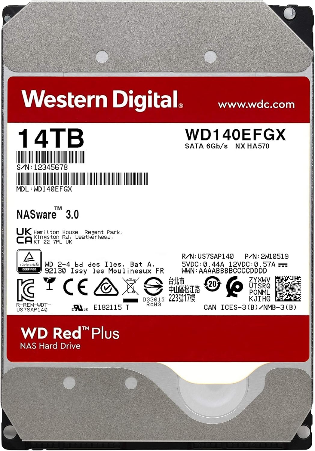 6TB NAS Internal Hard Drive HDD G920862