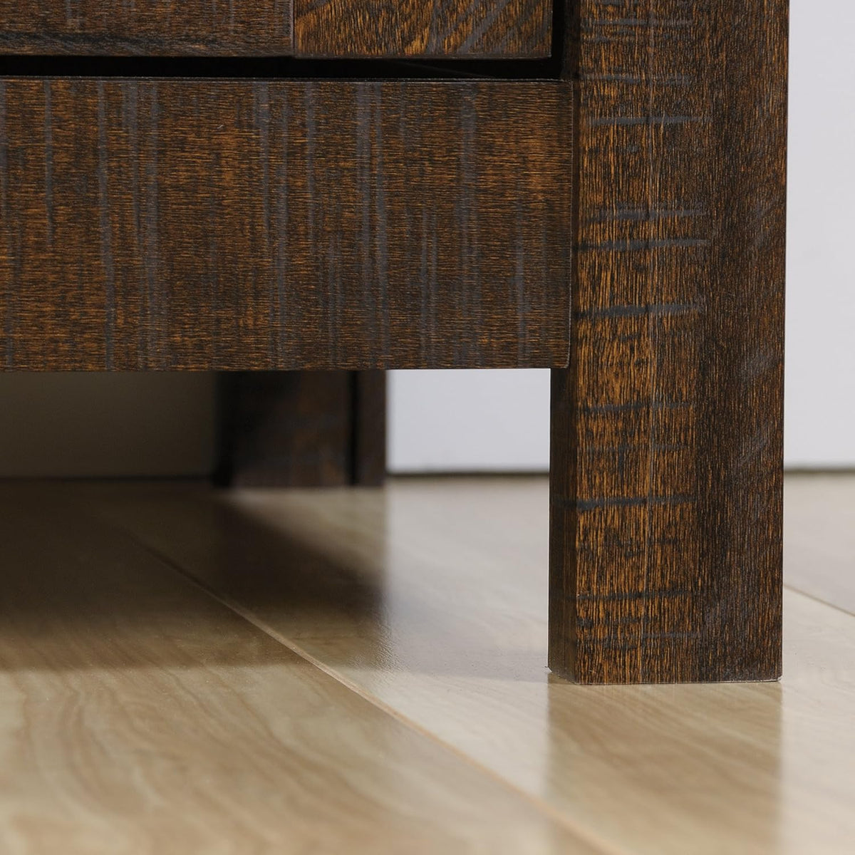 Rustic Walnut Storage Cabinet C615201
