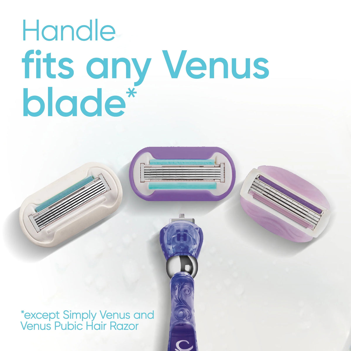 Women's Razor Handle with 2 Blade Refills Z35258