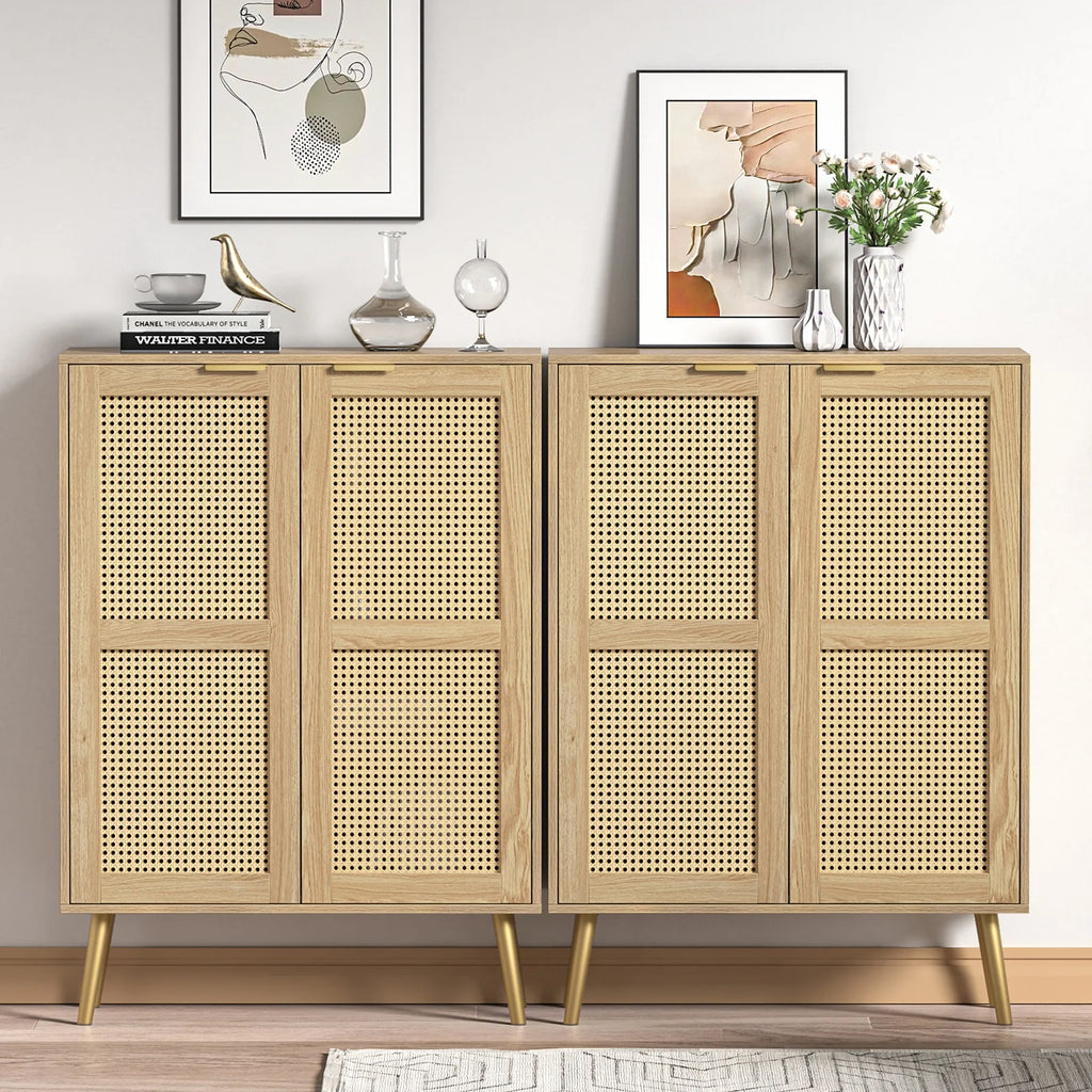 Rattan Storage Cabinet H443
