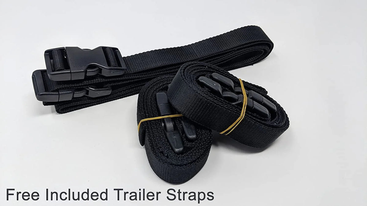 Gray/Black All Weather Trailerable Jet Ski Covers with Trailer Straps and Storage Bag G635591