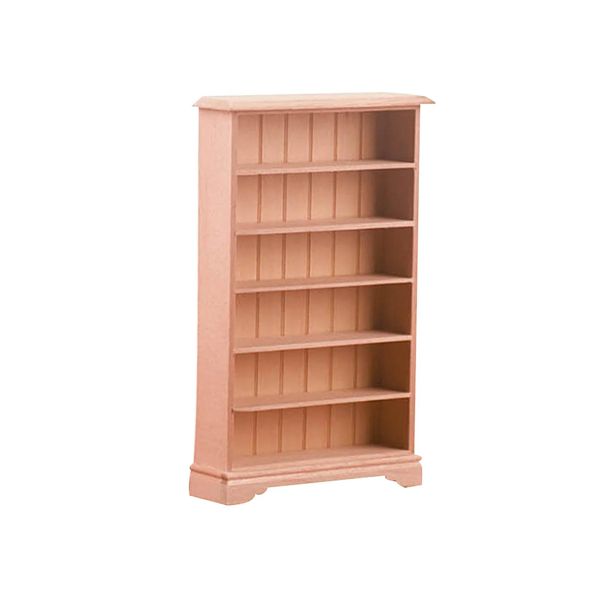 Dollhouse Miniature Wooden Bookcase Display Shelf T828