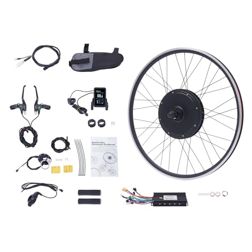 48V 1000W 700C 28"/29" Front/Rear Wheel Electric Bicycle Hub Kit with LCD Display & PAS K525