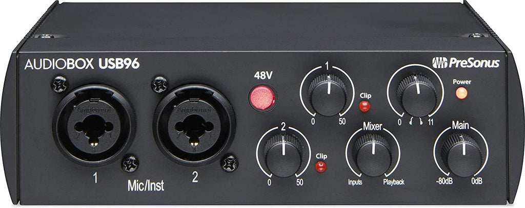 Audio Interface with Studio Monitors and Cables O493