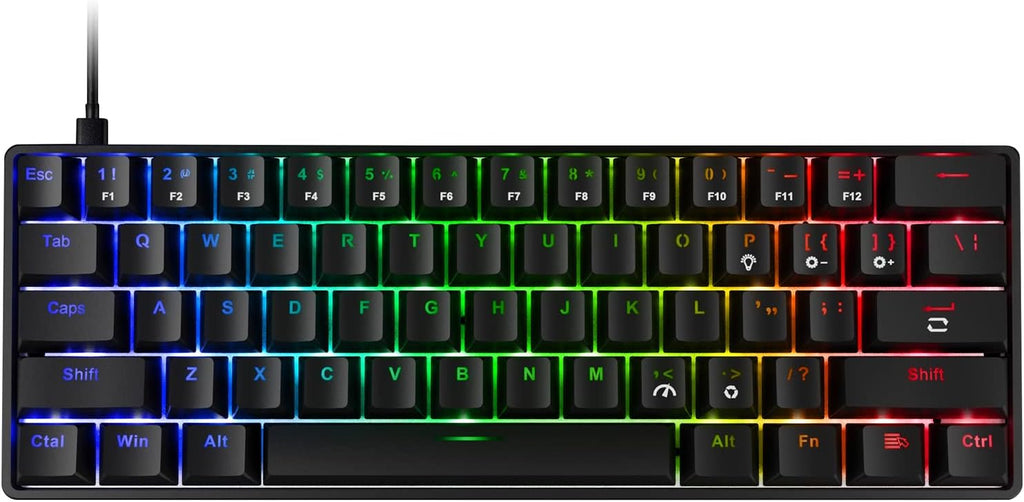61 Keys RGB Wired Mechanical Gaming Keyboard Z774