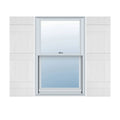 White Vinyl Board-n-Batten Shutters R891112
