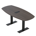 6 Person Arc Boat Conference Table 6 Ft S9649