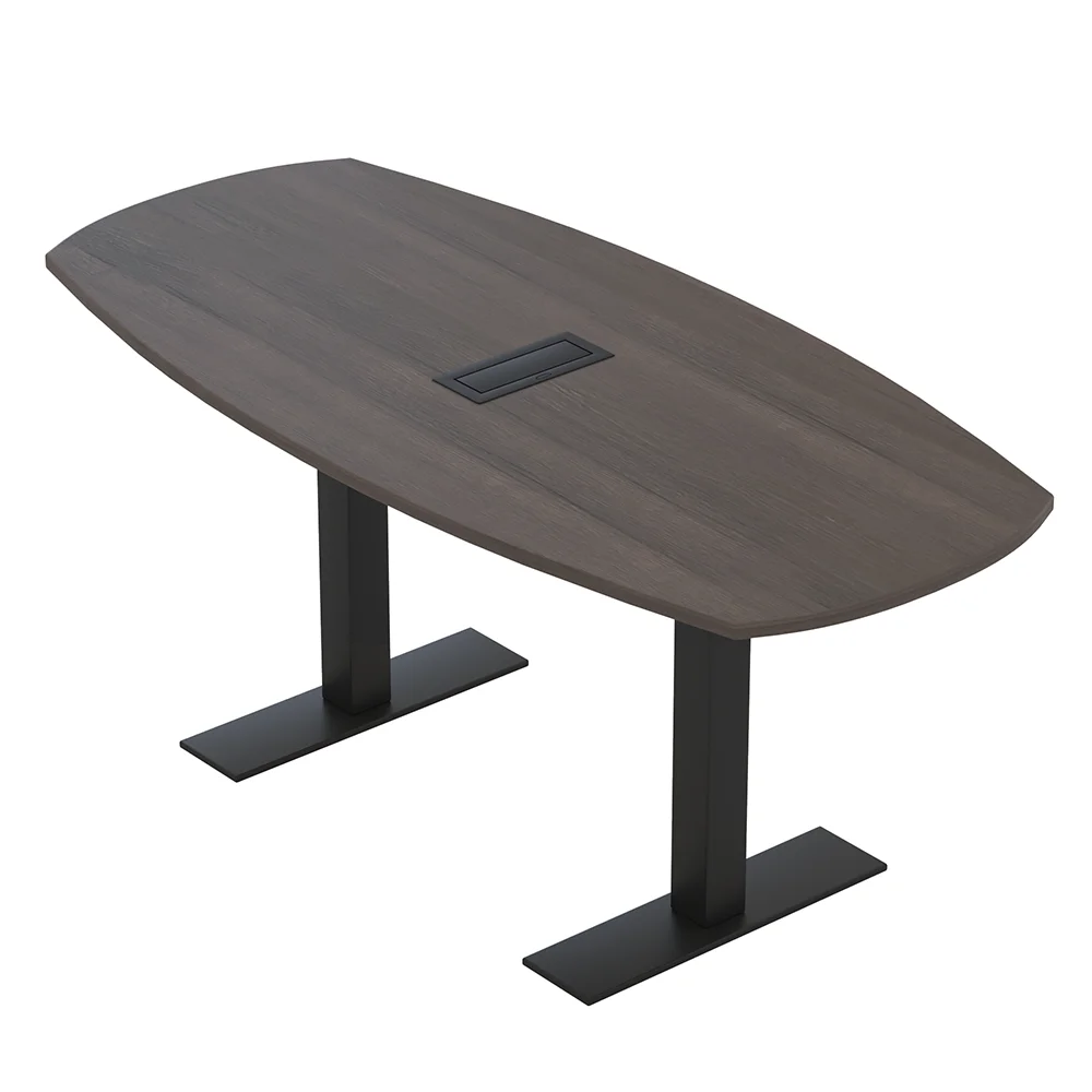 6 Person Arc Boat Conference Table 6 Ft S9649