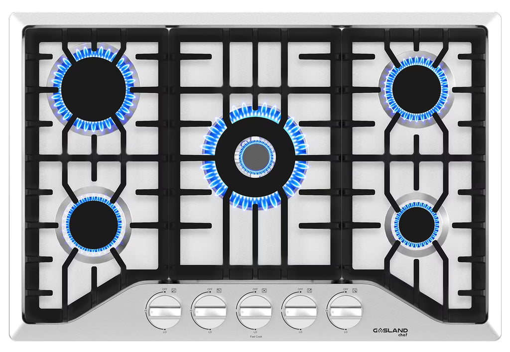 30" 5 Burners Stainless Steel Gas Cooktop R785314