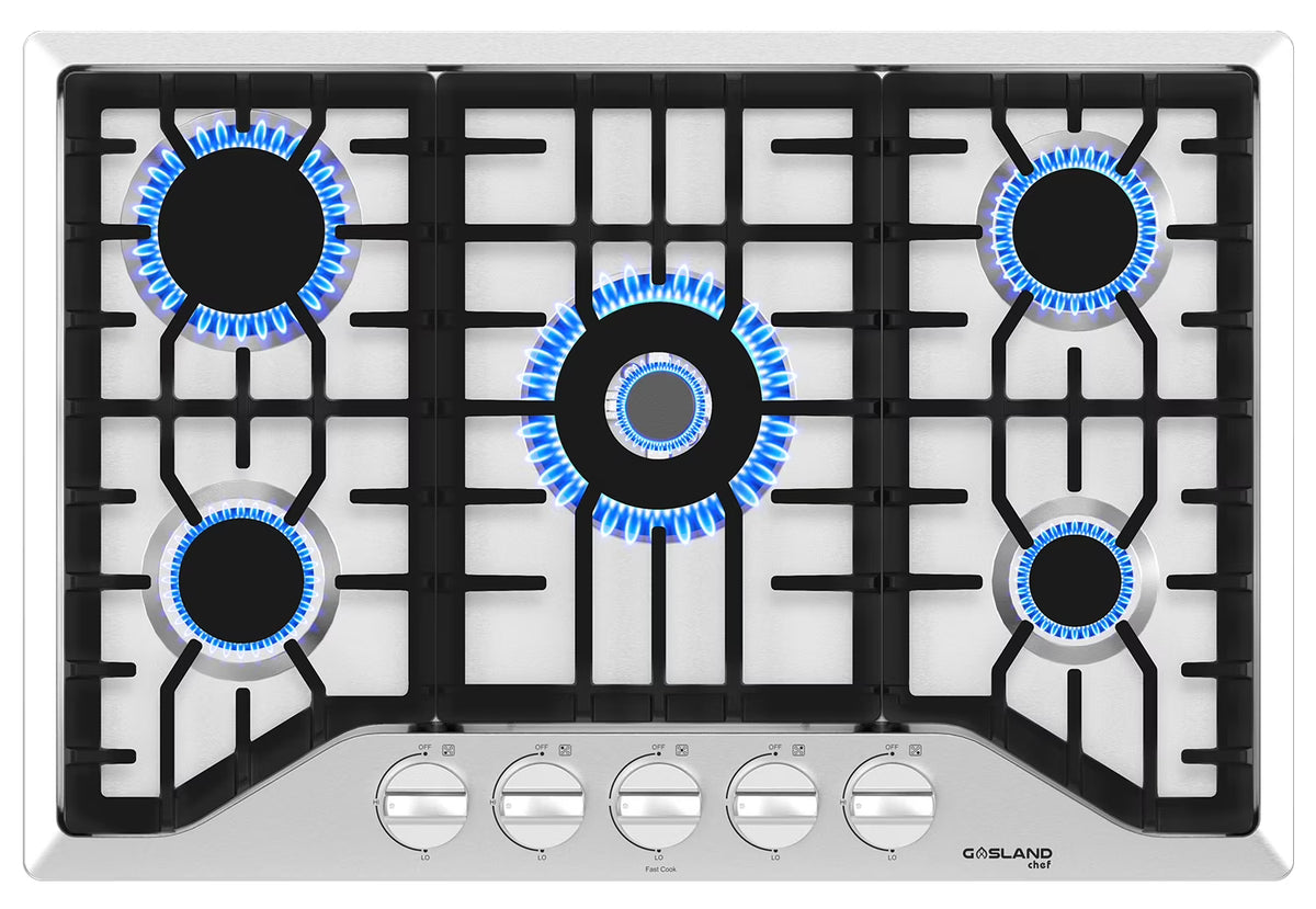 30" 5 Burners Stainless Steel Gas Cooktop R785314